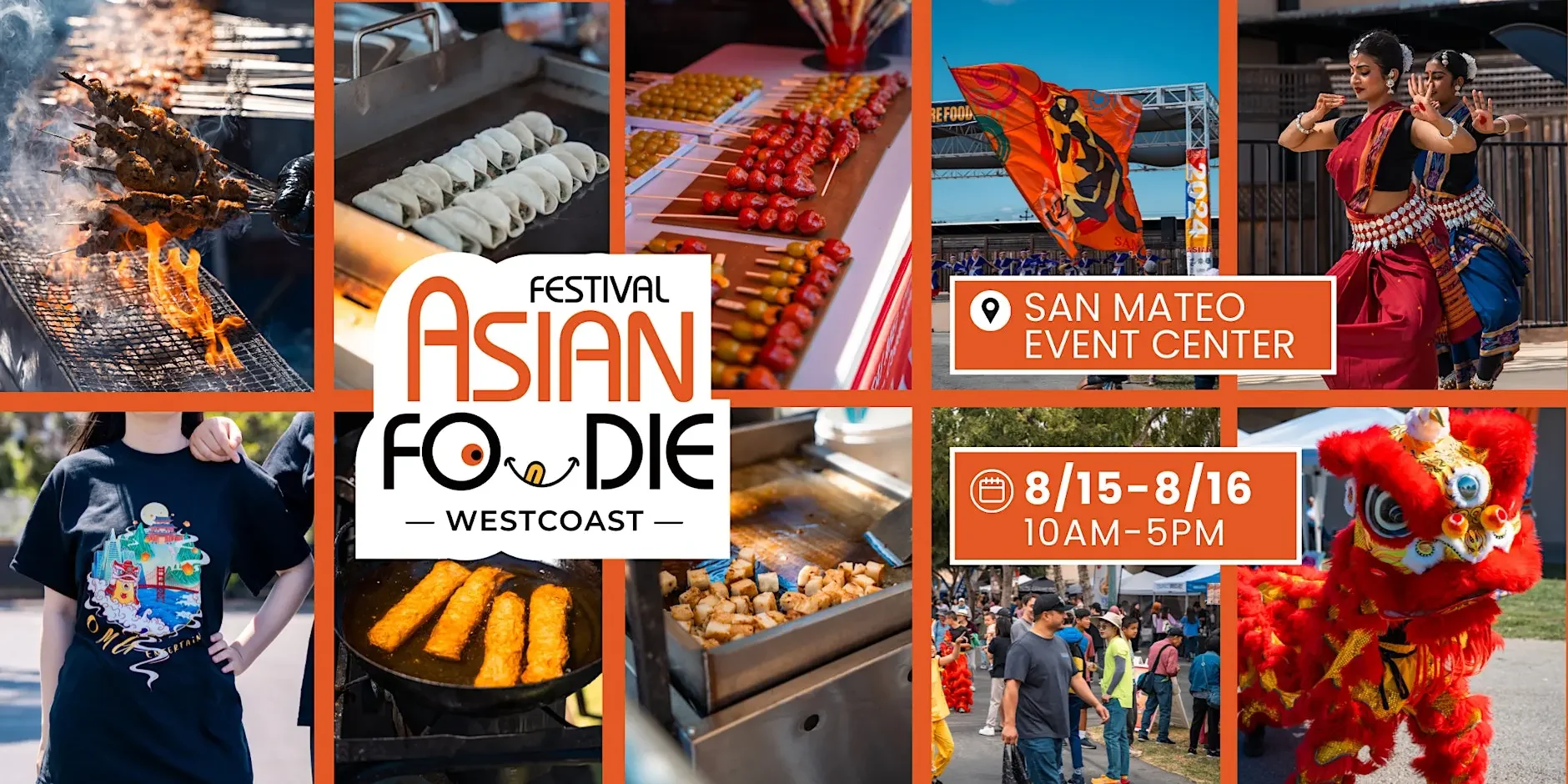 West Coast Asian Foodie Festival - 8/15 & 8/16 San Mateo, CA